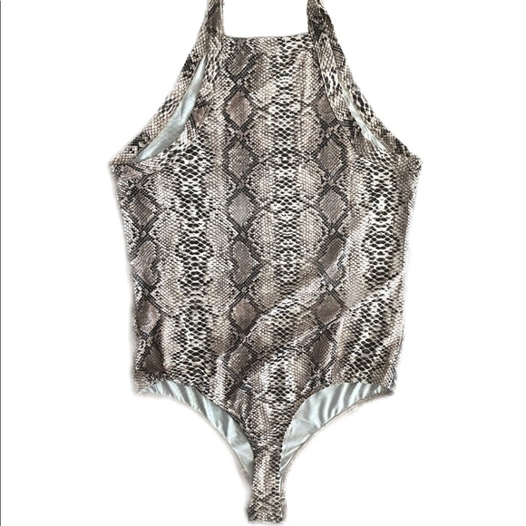 Snake Animal Print Bodysuit - Picture 3 of 7